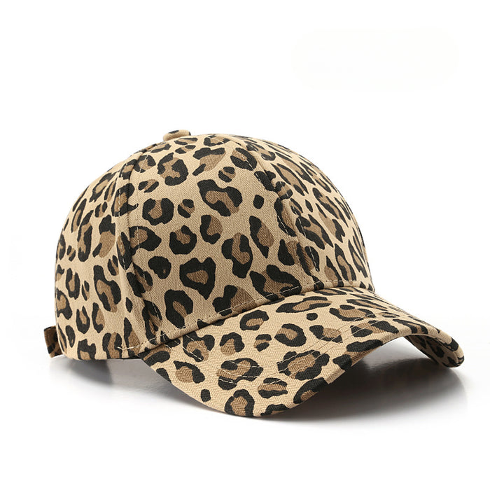 Wholesale Western Style Fashion Leopard Print Curved Brim Baseball Cap JDC-FH-TuLa004