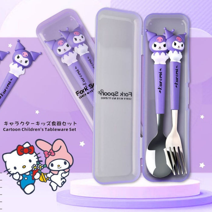Wholesale Stainless Steel Tableware Silicone Handle Set JDC-SN-CXR003