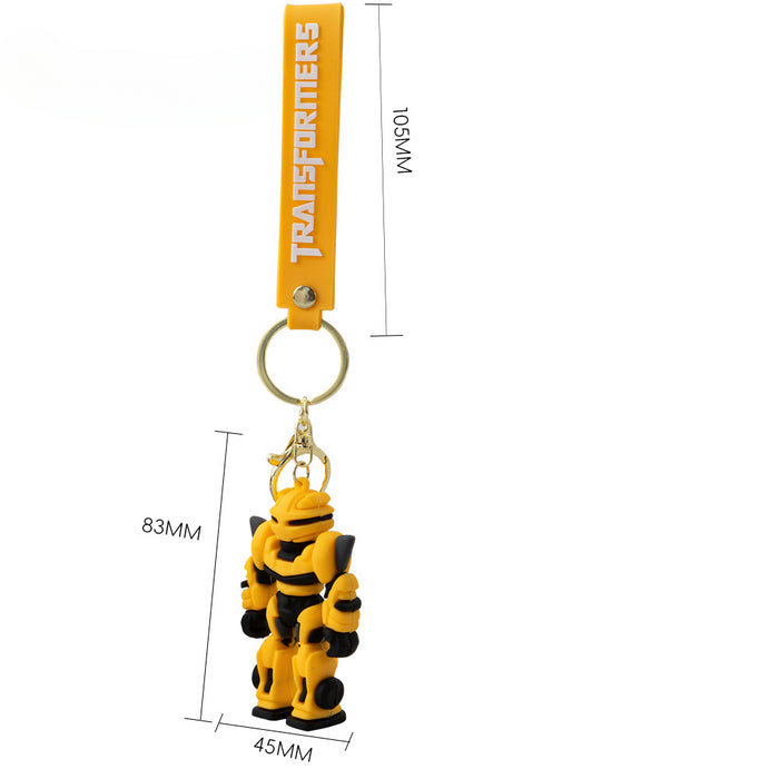 Wholesale Silicone Cartoon Keychain JDC-KC-YueY008