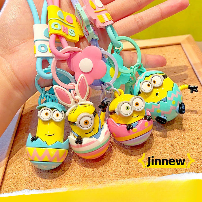 Wholesale Cute Cartoon Three-dimensional Resin Keychain JDC-KC-NiuG002