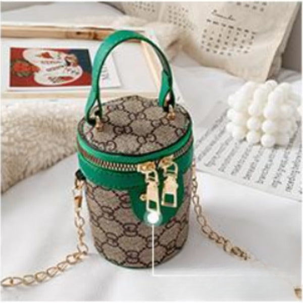 Wholesale PU Children's Chain Crossbody Bucket Bags JDC-SD-ShengT001