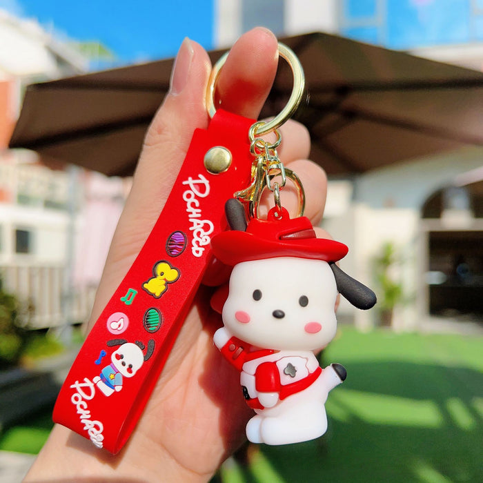 Wholesale Cute Cartoon Doll Silicone Keychain (S) JDC-KC-WC024