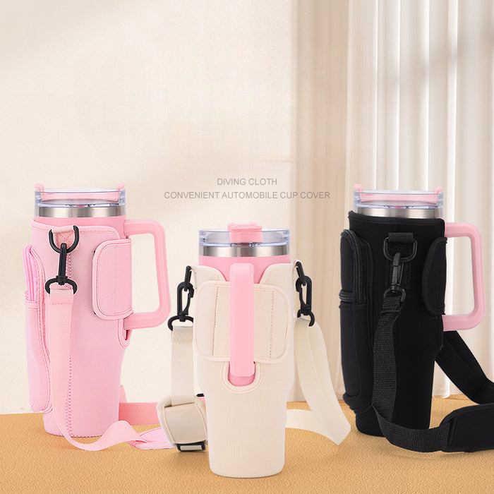 Wholesale New 40oz Bingba Cup Set Stanley Cow Pattern Handle Cup Cup Set Diving Material Cup Bag JDC-CH-JinLun007