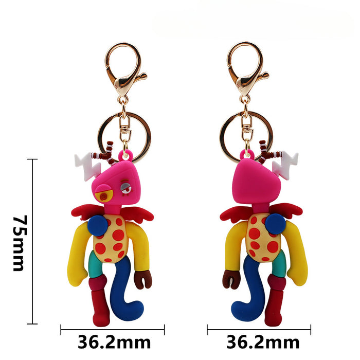 Wholesale PVC Clown Doll Keychain JDC-KC-HaoAn004