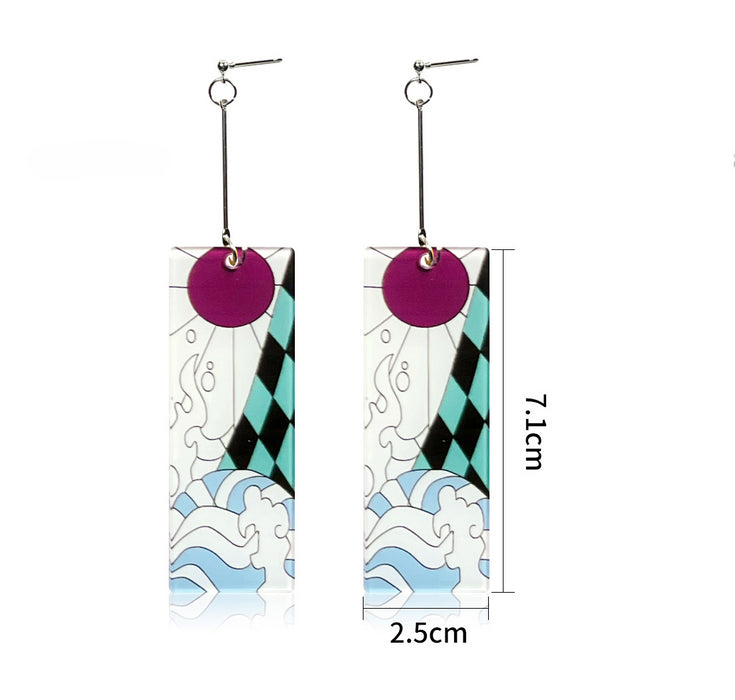 Wholesale Acrylic Cartoon Earrings JDC-ES-JiaYi008