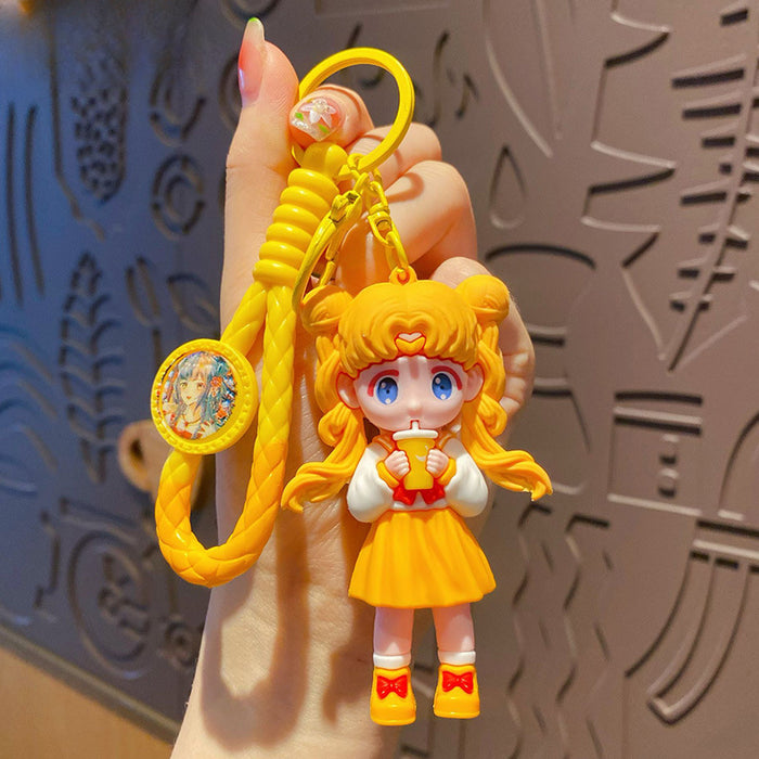 Wholesale PVC Cartoon Doll Keychain JDC-KC-BaiM084