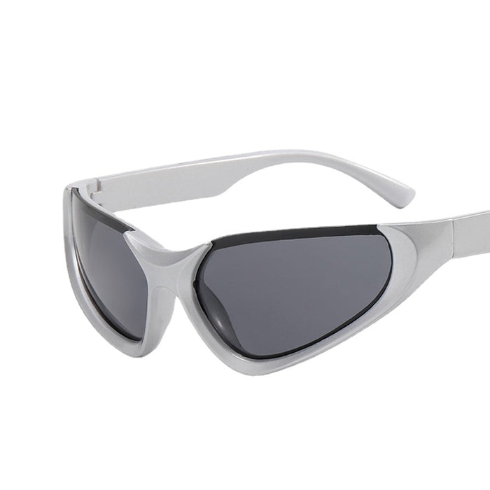 Wholesale Sunglasses PC Shaped Half Frame Future Technology Sense JDC-SG-KD191