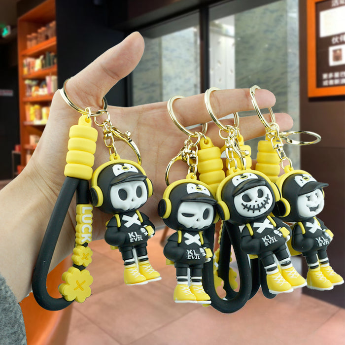 Wholesale Cartoon Doll PVC Keychain JDC-KC-HaoH007