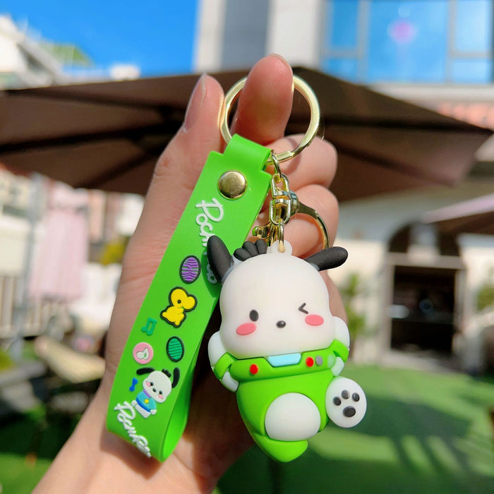 Wholesale Cute Cartoon Doll Silicone Keychain (S) JDC-KC-WC024