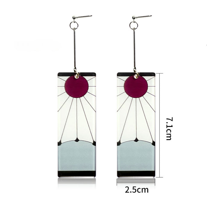 Wholesale Acrylic Cartoon Earrings JDC-ES-JiaYi008