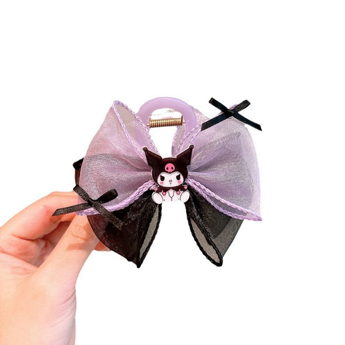 Wholesale Cute Cartoon Mesh Bow Hairpin JDC-HC-Zhuoa002