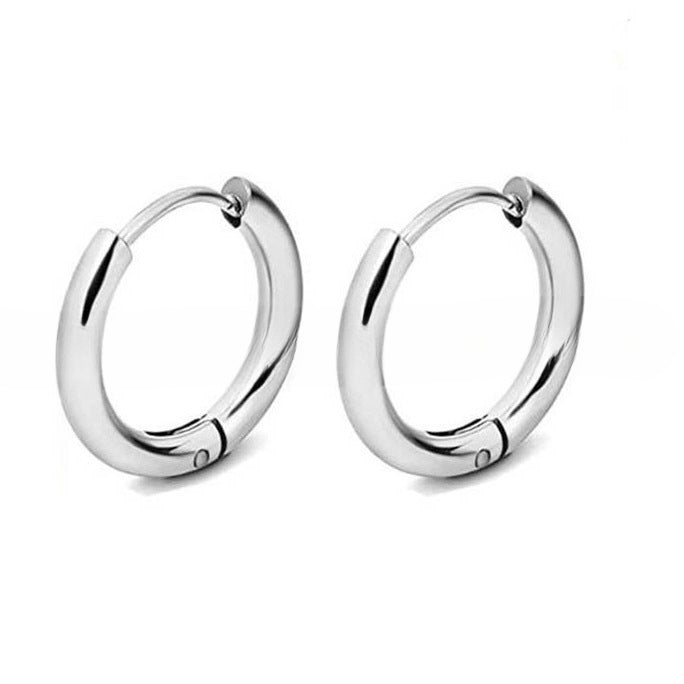 Wholesale Men's Stainless Steel Ear Rings JDC-ES-ShuangN004