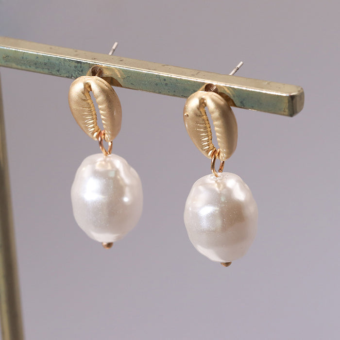 Wholesale Pearl Pendant Earrings JDC-ES-YaXue001