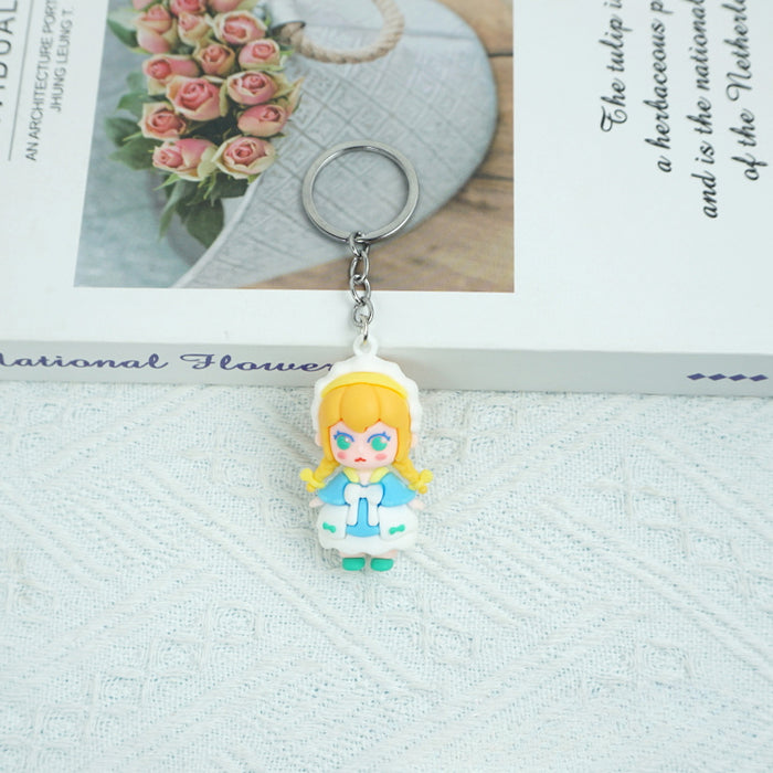 Wholesale Cartoon Silicone Doll Keychain JDC-KC-Yexiang002