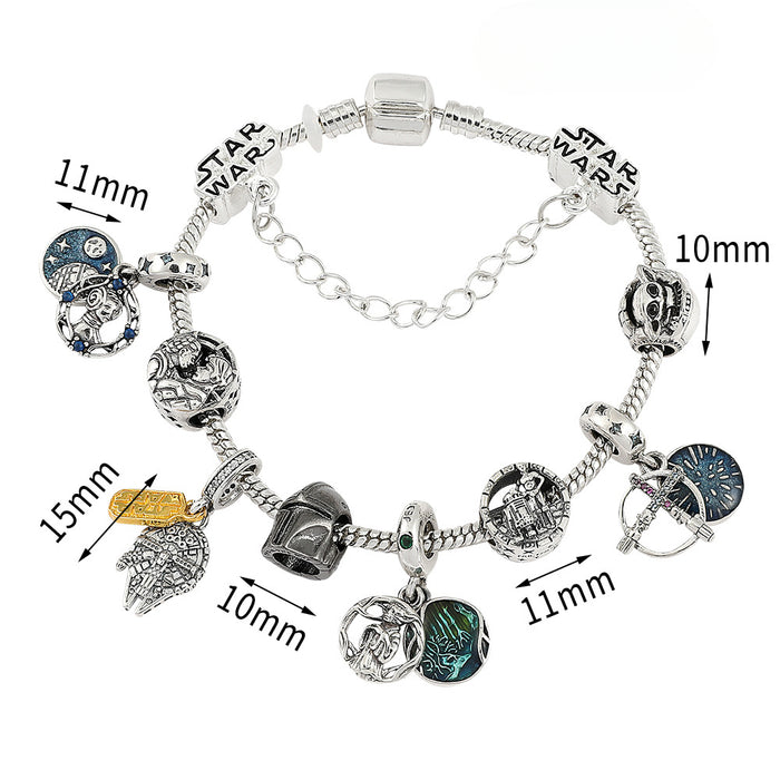 Wholesale Cartoon Anime Alloy Beaded Bracelet JDC-BT-ZhuoS006