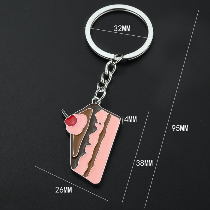 Wholesale Zinc Alloy Coffee Glue Keychain JDC-KC-XunX023