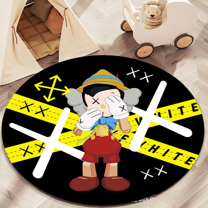 Wholesale Cartoon Round Floor Mats  JDC-FM-SPZY001