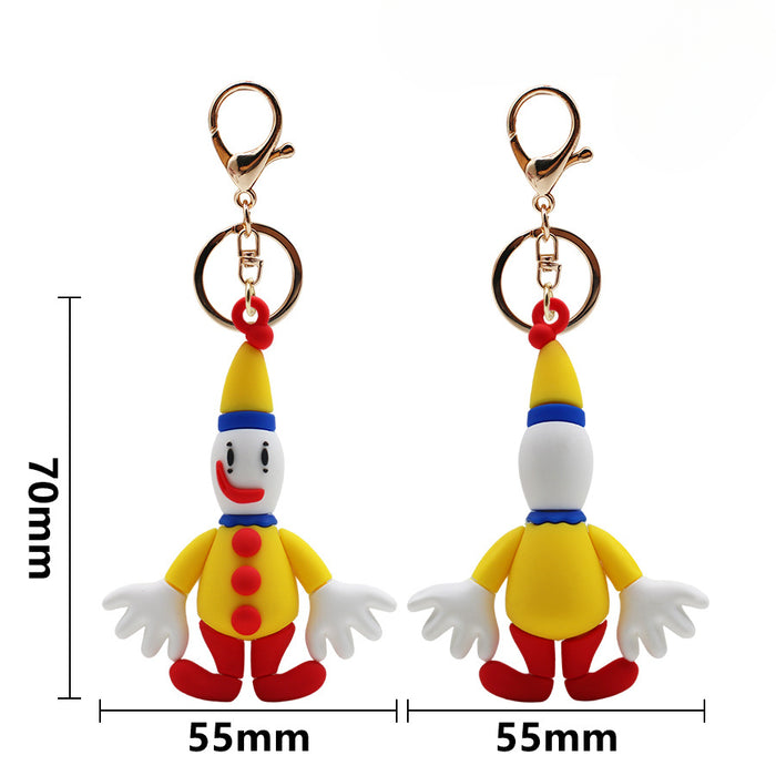 Wholesale Cartoon Game Clown Doll Keychains JDC-KC-HaoAn017