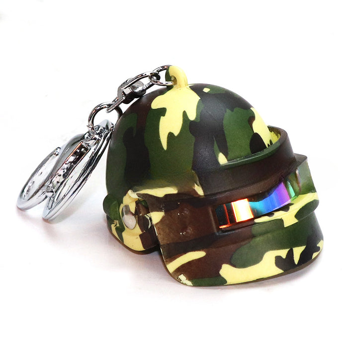 Wholesale Game Motorcycle Hat Helmet ABS Keychain JDC-KC-BaiS011