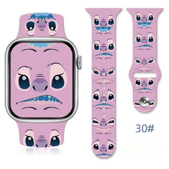 Wholesale Silicone Cartoon Print Watch JDC-WD-NuoQi012