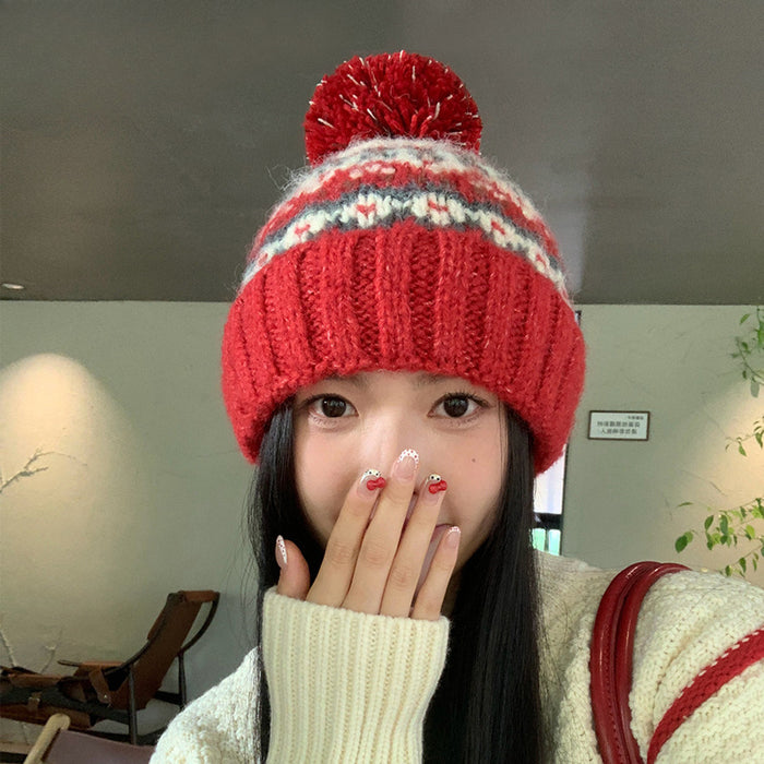 Wholesale Winter Warm Mao Ball Cover Hat JDC-FH-BG025