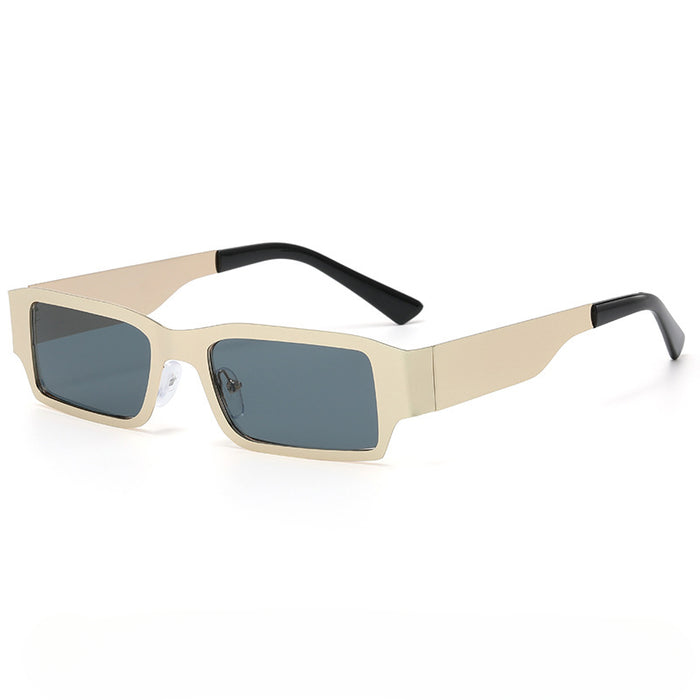 Wholesale Sunglasses PC Metal Square Hip Hop JDC-SG-YuX015