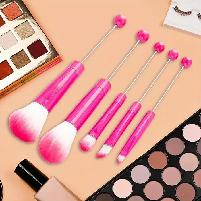 Wholesale Beadable Metal DIY Makeup Brush Set JDC-MB-HuaH011