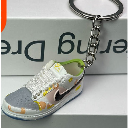 Wholesale Skateboard Shoes PVC Keychains JDC-KC-MiaoY065