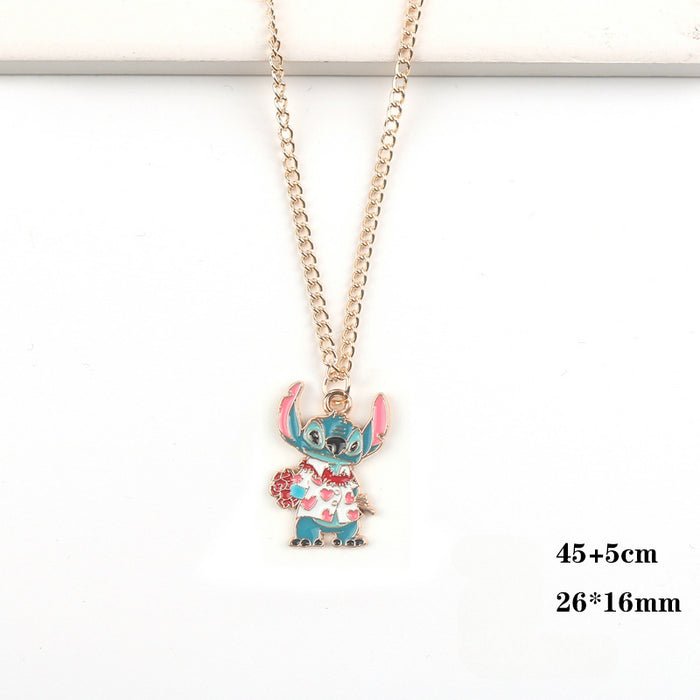 Wholesale Cartoon Alloy Pendant Necklace JDC-NE-FuYu014