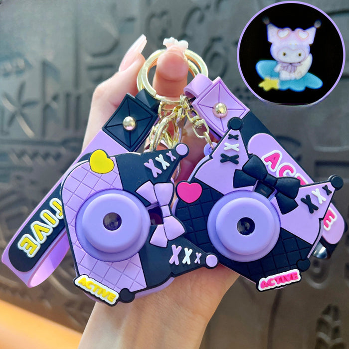 Wholesale Creative Cartoon Plastic Camera Keychain（S） JDC-KC-YanG042