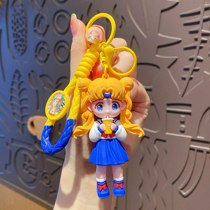 Wholesale PVC Cartoon Doll Keychain JDC-KC-BaiM084