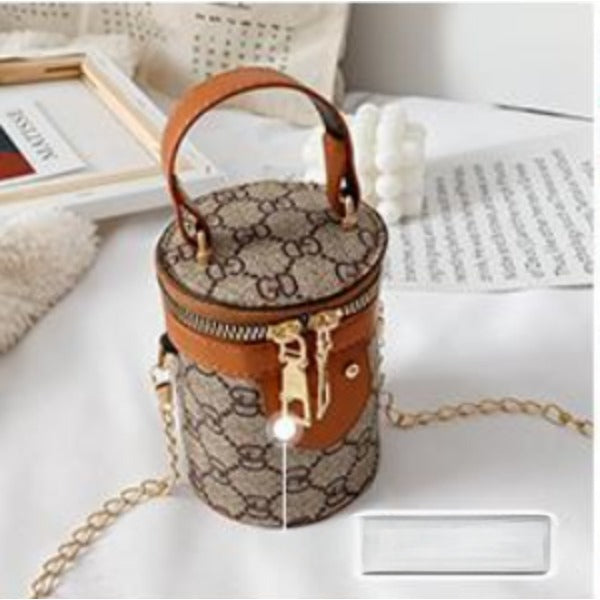 Wholesale PU Children's Chain Crossbody Bucket Bags JDC-SD-ShengT001