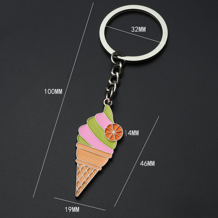 Wholesale Zinc Alloy Coffee Glue Keychain JDC-KC-XunX023