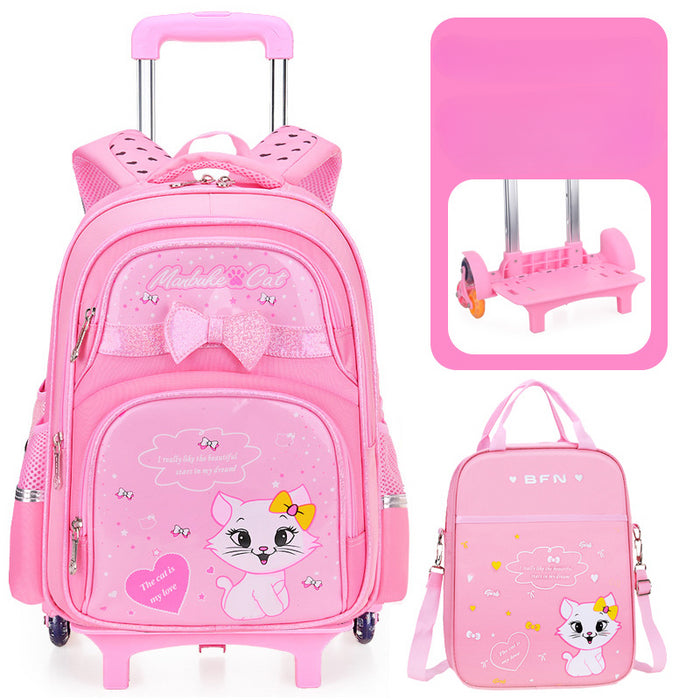 Wholesale Children's Oxford Cloth Cartoon Trolley Backpack JDC-BP-Bafn005