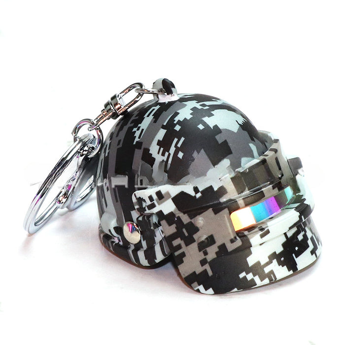 Wholesale Game Motorcycle Hat Helmet ABS Keychain JDC-KC-BaiS011