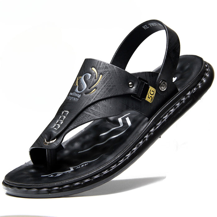 Wholesale Large Size Latex Soft Sole Flip-flop Men's Sandals JDC-SP-BenYuan001