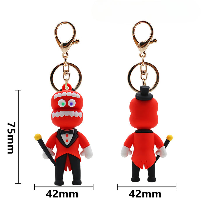 Wholesale PVC Clown Doll Keychain JDC-KC-HaoAn004