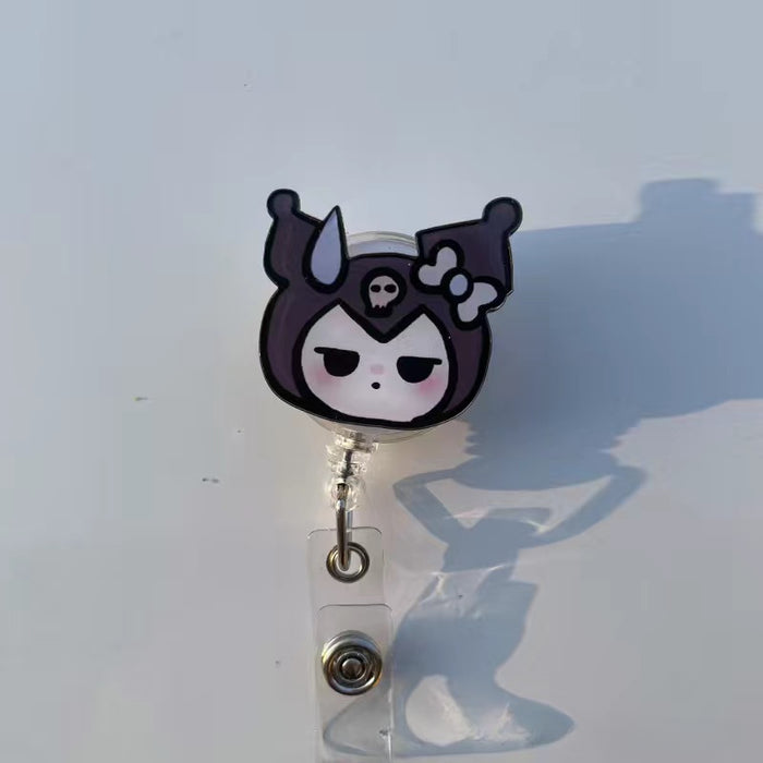 Wholesale ABS  Cartoon Scroll Keychain JDC-KC-ChenPin001