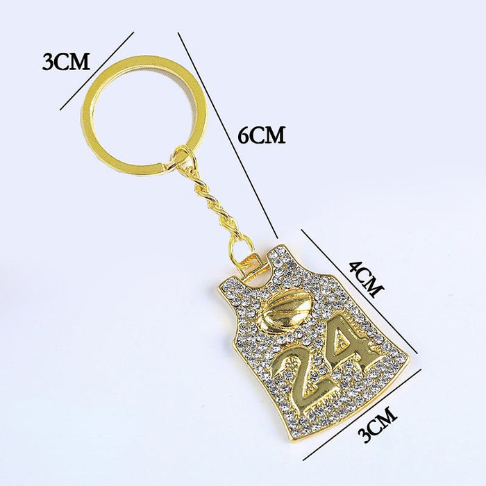 Wholesale alloy champion ring with the same key chain (F)  JDC-KC-JiuX001