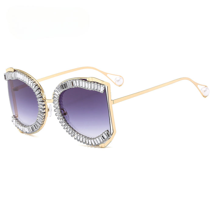 Wholesale PC Metal Diamond Sunglasses JDC-SG-XIa052