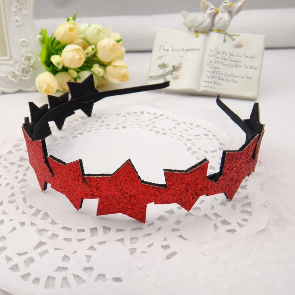 Wholesale Children's Fabric Star Headband JDC-HD-XiaoP001