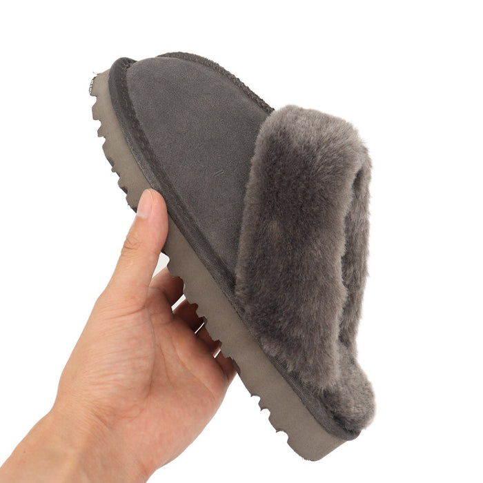 Wholesale Plush Cotton Slippers (F) JDC-SP-KLA001