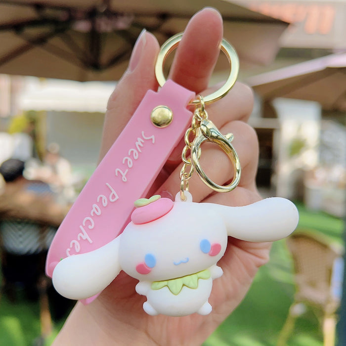 Wholesale Cute Cartoon Doll Silicone Keychain (S) JDC-KC-WC023