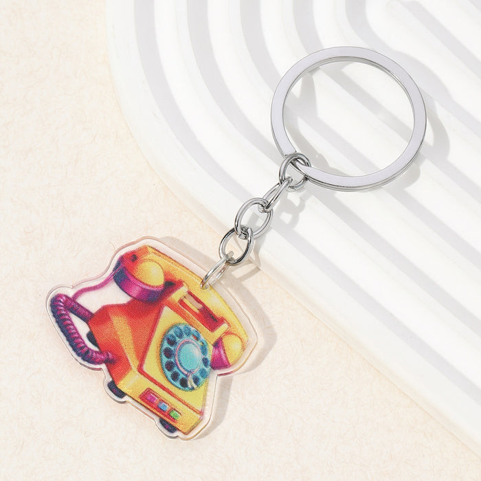 Wholesale European and American Music Festival Series Acrylic Keychain JDC-KC-RongRui012