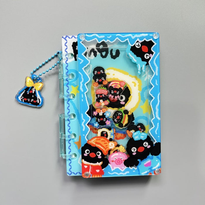 Wholesale Original Cartoon A7 Loose Leaf Notebook Rocking Music Notebook, Cute Girl Heart, High Beauty Anime Student Diary JDC-NK-JM001