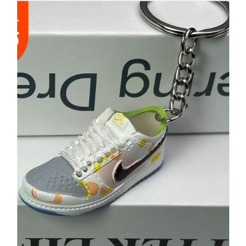 Wholesale Skateboard Shoes PVC Keychains JDC-KC-MiaoY065