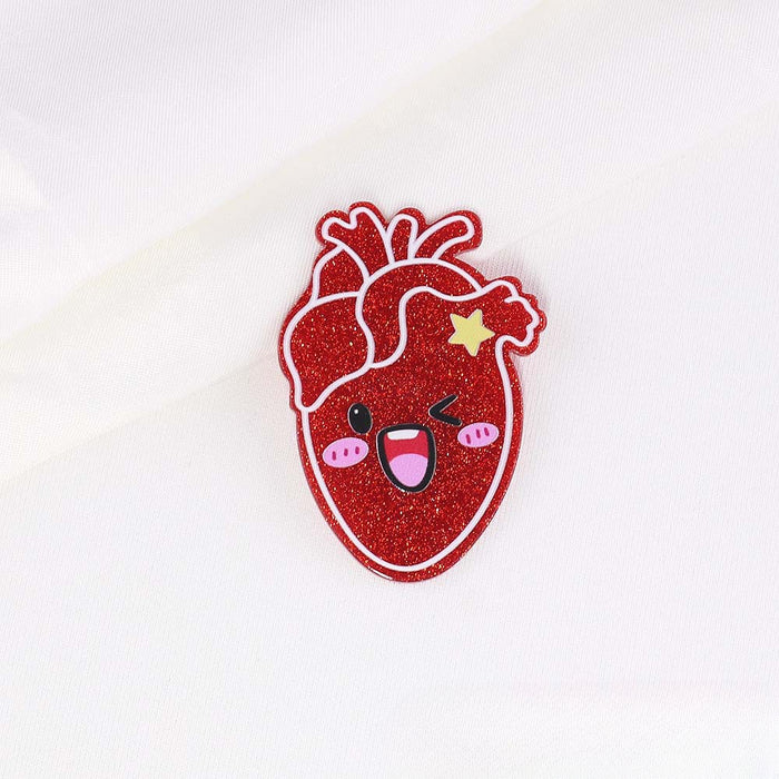 Wholesale Cartoon Organ Acrylic Pin DIY Patch Accessories JDC-FK-OuYie004