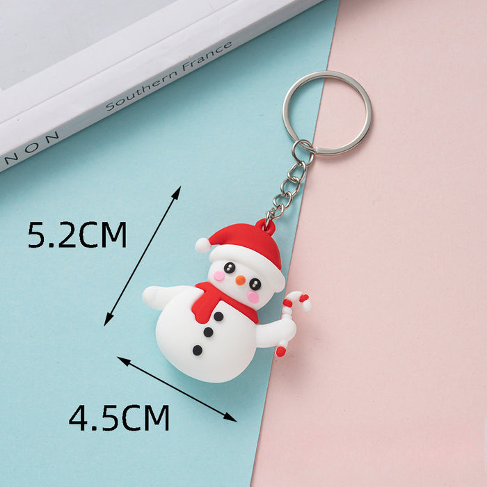 Wholesale Cute Christmas PVC Keychains JDC-KC-Wenma009