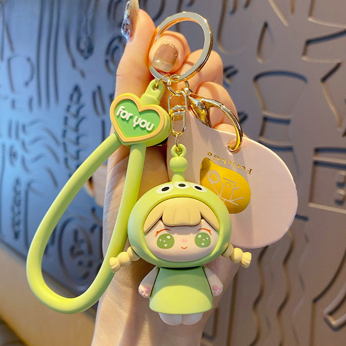 Wholesale PVC Cartoon Doll Keychain JDC-KC-BaiM085