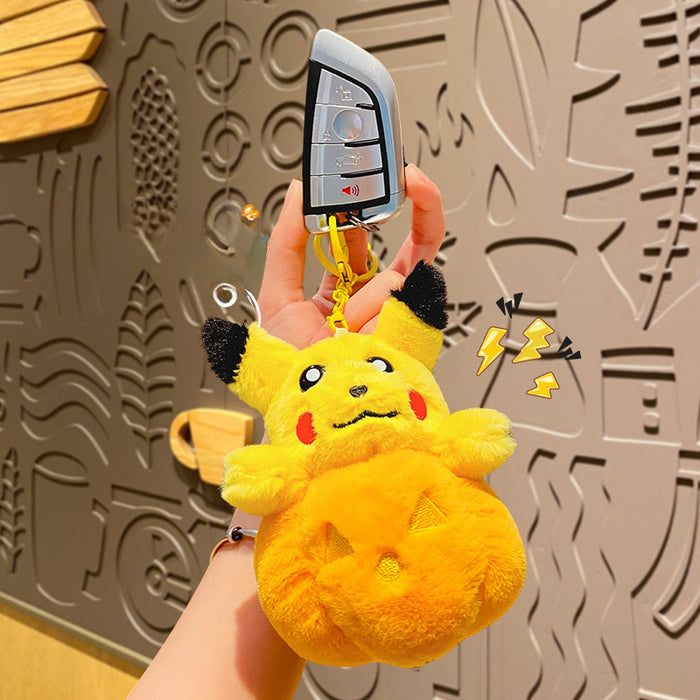 Wholesale Plush Pumpkin Cartoon Keychain (M) JDC-KC-ManM060